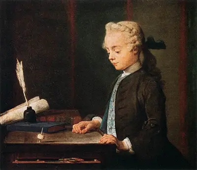 Boy with a Spinning-Top Jean-Baptiste-Simeon Chardin